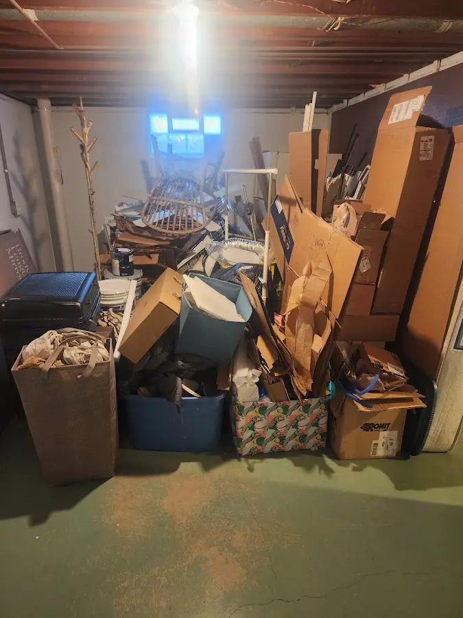 Roll-off dumpster container at job site for 6 Yard Dumpster Rental in Helena-West Helena